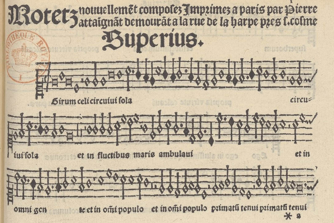 Les collections de partitions BnF Site institutionnel